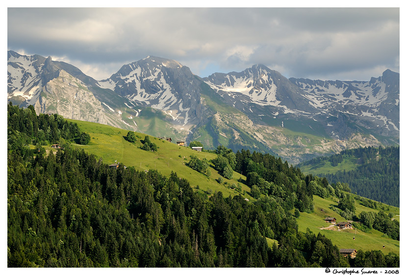Paysage de montagne - Alpes - Haute-Savoie