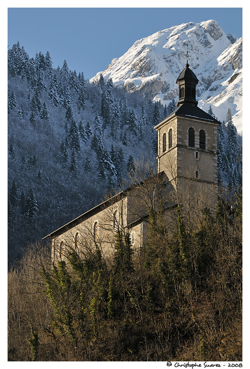 Paysage des Alpes - un automne prcoce - Haute-Savoie
