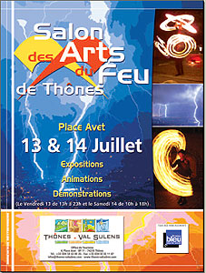 Exposition  -  Salon des Arts du feu de Thnes - Juillet 2007