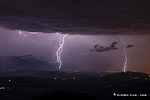 Ref. 3147  Orage sur le massif des Bornes-Aravis, Haute-Savoie. Disponible en 30x45 et 50x75