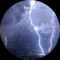 Orages, clairs et foudre