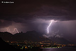 Ref. 5772  Orage sur Montreux. Disponible en 30x45 et 50x75