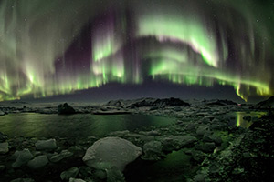 parosyme sur le Jokulsarlon