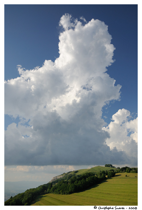 Ciels des Alpes - Haute-Savoie - cumulus sur le genevois