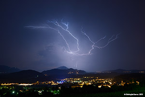 Eclair ascendant (Savoie)