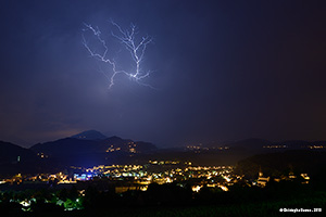 Eclair ascendant (Savoie)