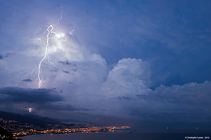 Orage au dessus de Montluon