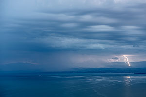 Orage  l'heure bleue