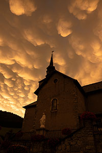 Mammatus en Haute-Savoie