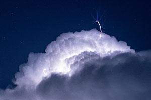 Orages sur le delta du P